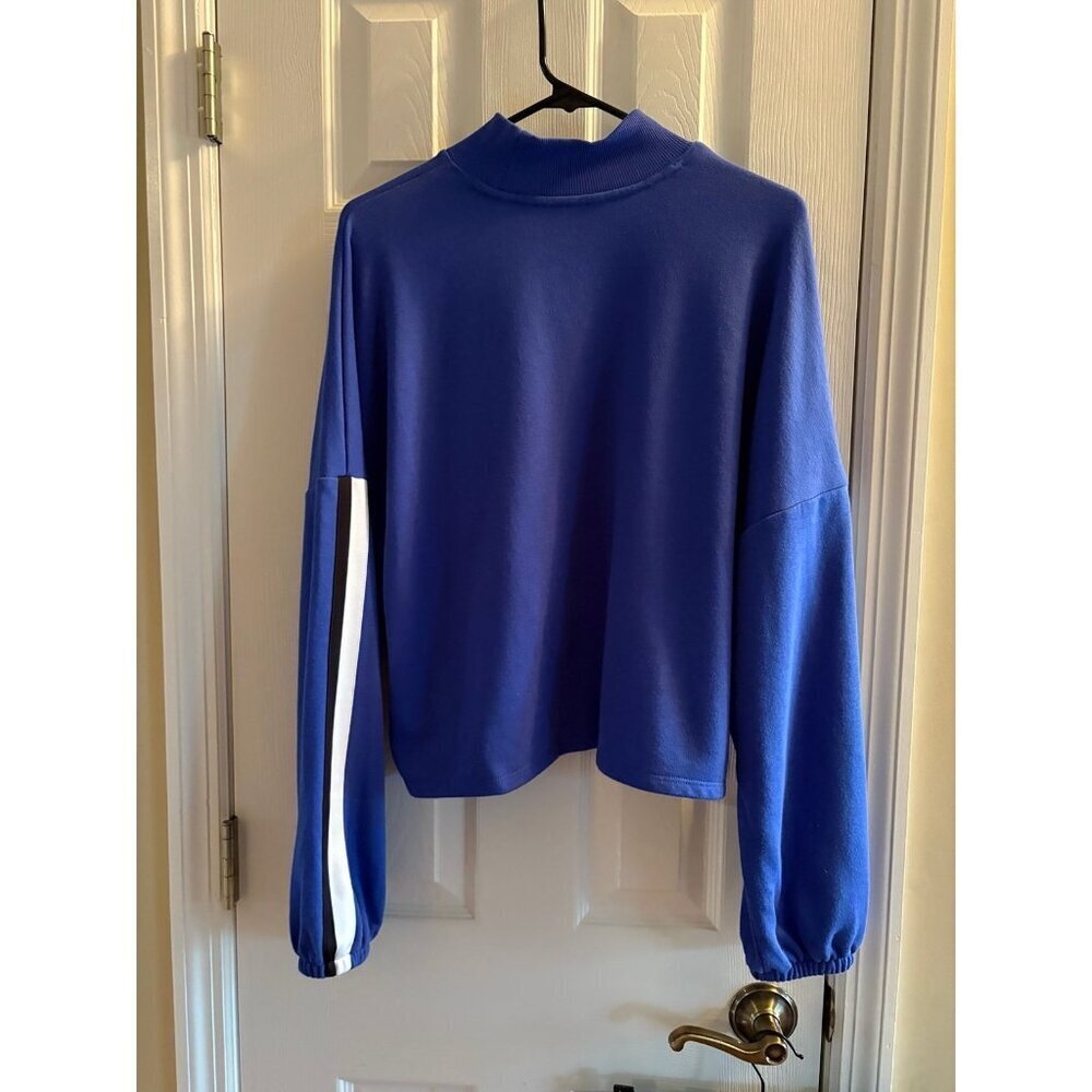 DSG Blue Cropped Athletic Sweater Medium